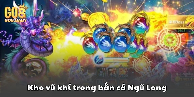 Khám phá kho vũ khí đa dạng trong săn cá Ngũ Long